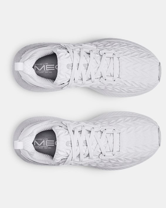 Women's UA HOVR™ Mega 3 Clone Running Shoes in White image number 2